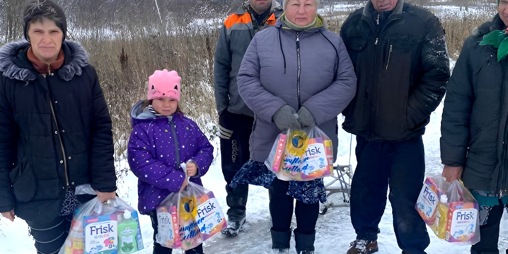 Sunflower Scotland delivered aid to Virivka near Vovchansk, Kharkiv region, Ukraine