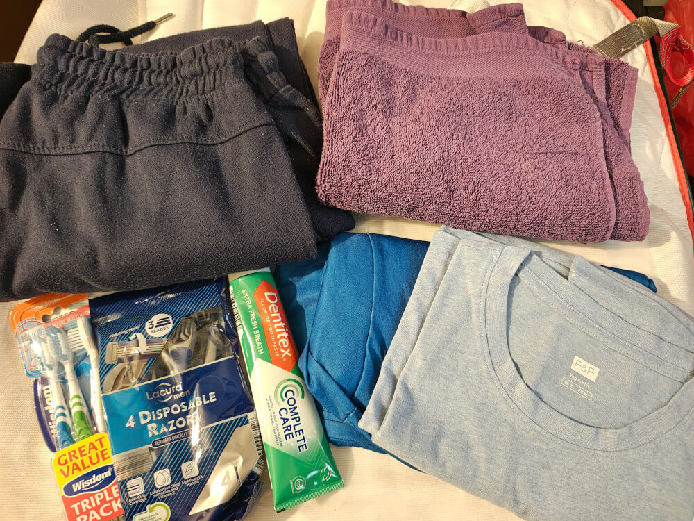 Kit of supplies for wounded soldiers in Kharkiv