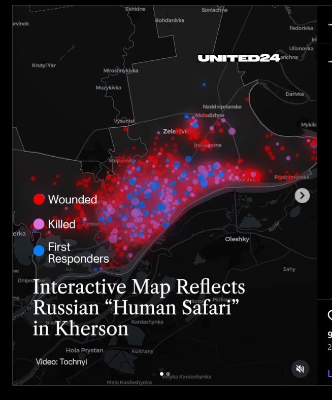 United24 Media. Kherson - human safari