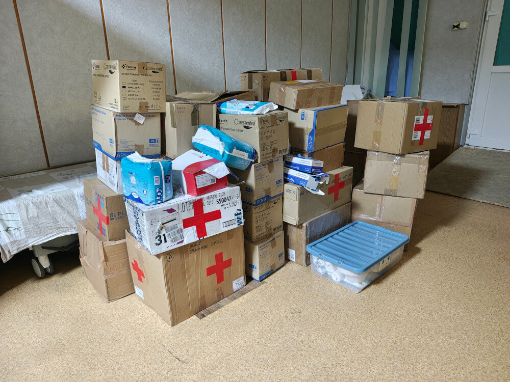 Medical aid in Luchanskogo hospital in Kherson