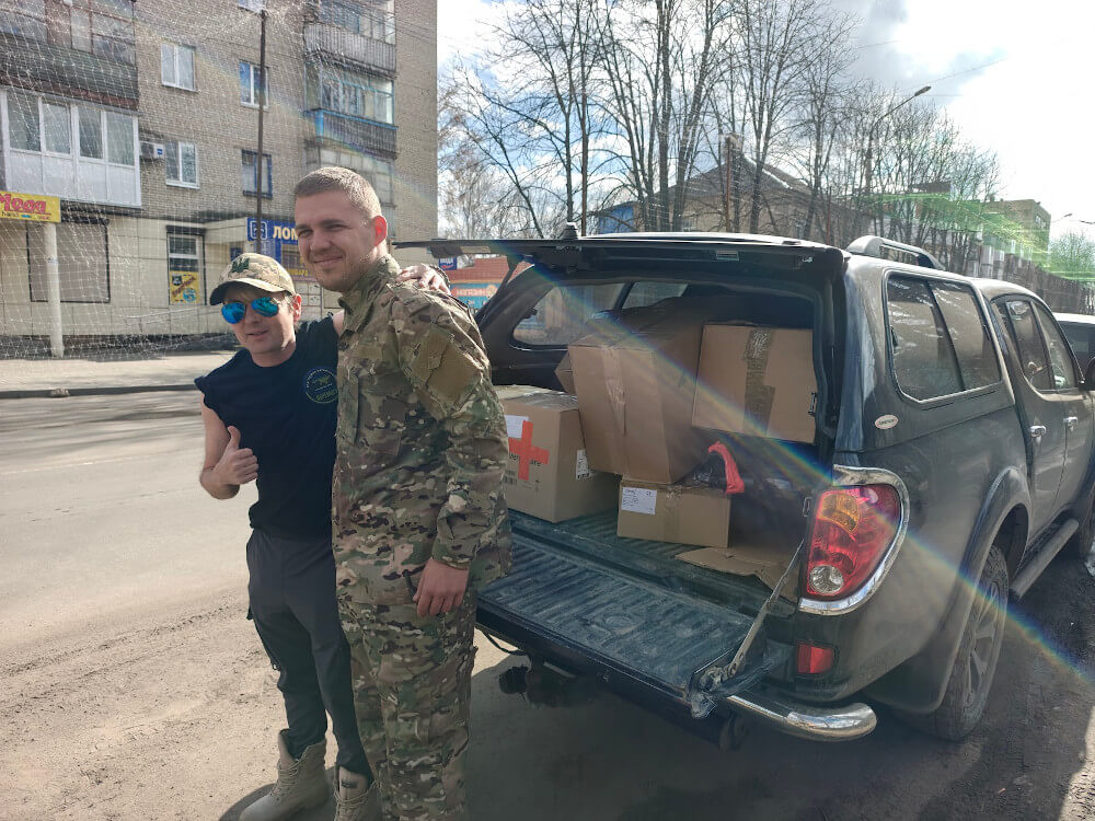 Medical aid to 60th Brigade in Slovyansk