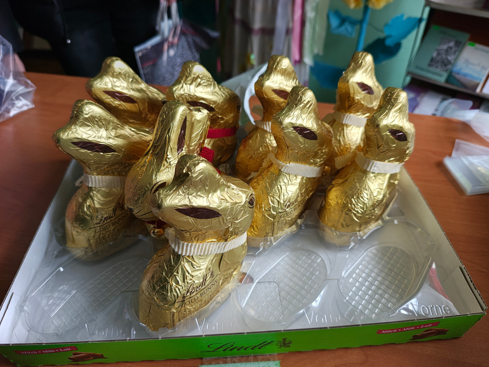 Easter bunnies for children with disabilities in Kryvyi Rih