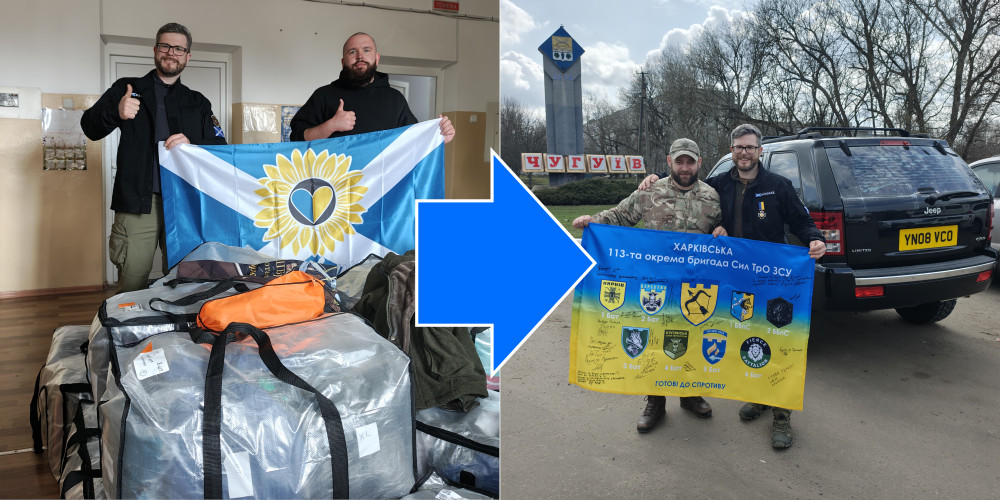 Help to field hospital of 92 brigade - 4x4 car donated to 113th brigade TRO at Vovchansk front