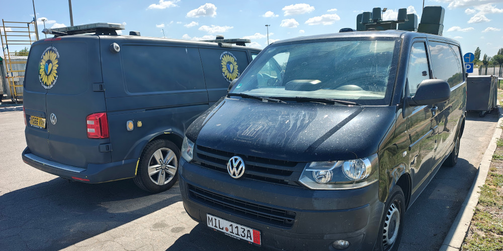 Sunflower Scotland donates second armoured van to Kherson
