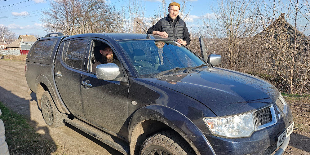 Mitsubishi L200 to the 36th Marines in Kramatorsk