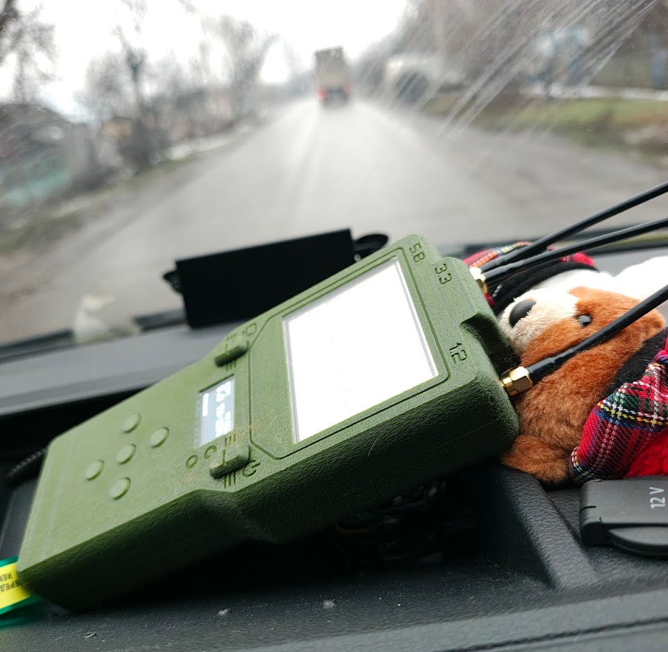 Drone detector - no the road to Slovyansk, December 2025