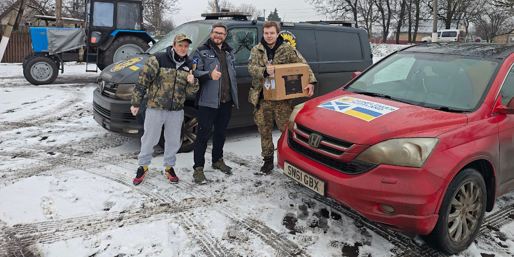 Honda CRV to the drone team of the 95th brigade. Slovyansk