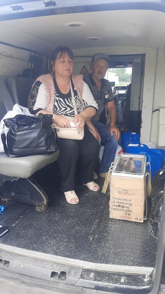 Family evacuated from kill-zone near Kherson in van donated by Sunflower Scotland